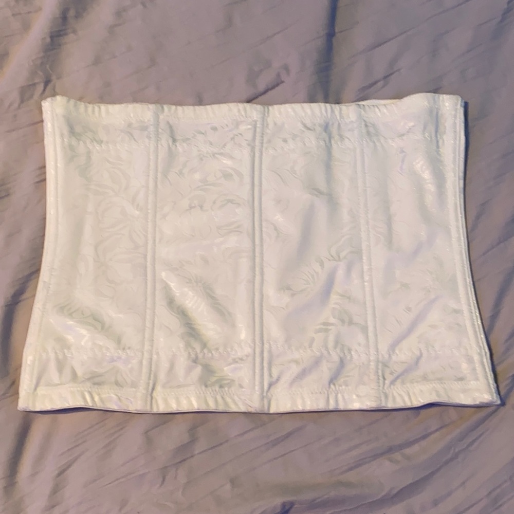 White Detailed Corset